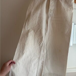 Jesse Kamm Off-White Wide-Leg Trousers